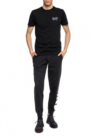 Logo-printed polo shirt, zdjęcie 2 Logo-printed polo shirt od EA7 Emporio Armani
